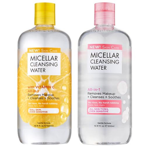 Micellar Water 500ml 2-Pack Makeup Remover
