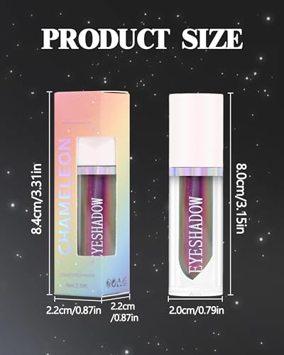 Holographic Chameleon Liquid Eyeshadow by LYSdefeu