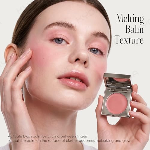 KYDA Rose Blush Balm - Lip & Cheek Tint, Buildable Dewy Glow