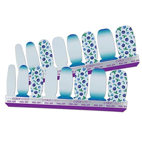 Pop It Like It's Hot - Color Street Nail Strips (Fruit Punch 2021), Popsicles , Lime designs on light Pink , Gold Backing