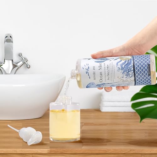 ROMIIE ZOI Foaming Hand Soap Refill, Ocean Mist, Gentle & Moisturizing Formula for Home & Kitchen, 1 L/ 33.8 FL OZ