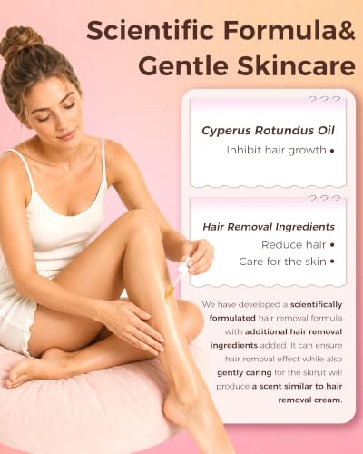 2 Pack Cyperus Rotundus Oil for Hair Removal & Hair Growth Reduction - 2 Fl Oz