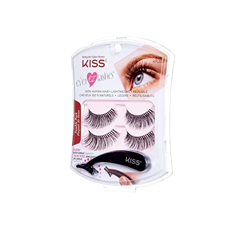 KISS Ever EZ Lashes No. 11 Double Pack - Natural Reusable False Eyelashes
