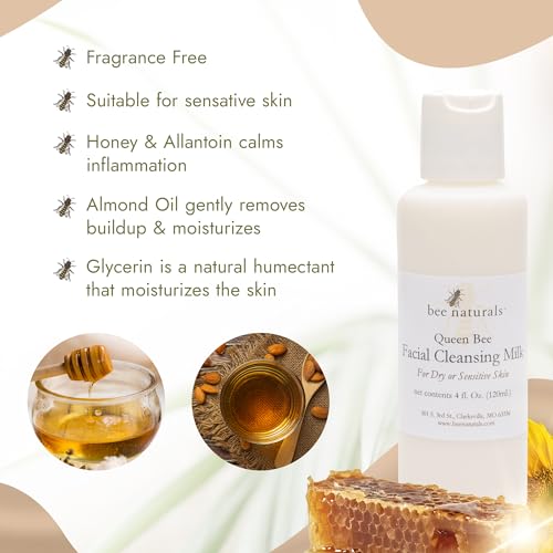 Bee Naturals Facial Cleansing Milk - 4oz