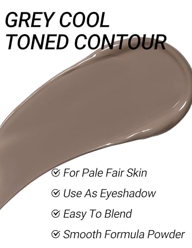 Erinde Cool Toned Liquid Contour Stick with Brush - Grey Brown