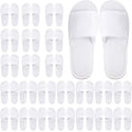 24 Pairs Spa Disposable Slippers Open Toe Non Slip Slippers for Women Men Guests Hotels Home Party Housewarming