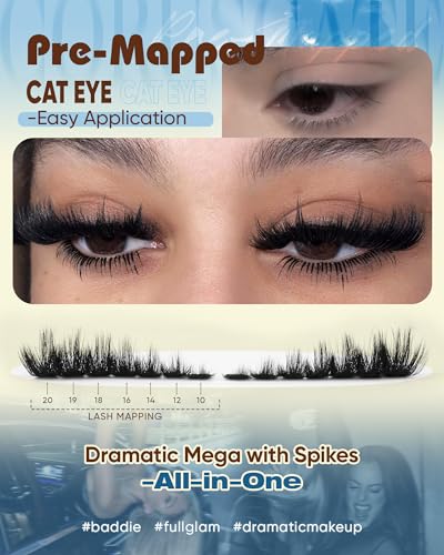 CORUSCATE Mega Volume Lash Clusters - Pre-Mapped Spikes 10-20mm