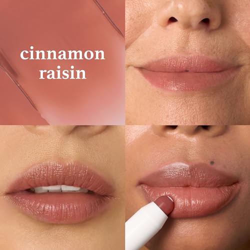 Julep Luscious Lips Duo: It's Balm Tinted Lip Balm in Cinamon Raisin + So Plush Plumping Lip Gloss in All The Feels - Hydrating, Glossy, and Vegan Lip Colors with Vitamin E - Perfect Lip Care Set¡¦