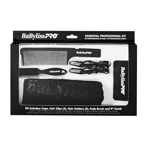 Professional Barber Accessory Kits including capes, combs, fade brushes and more