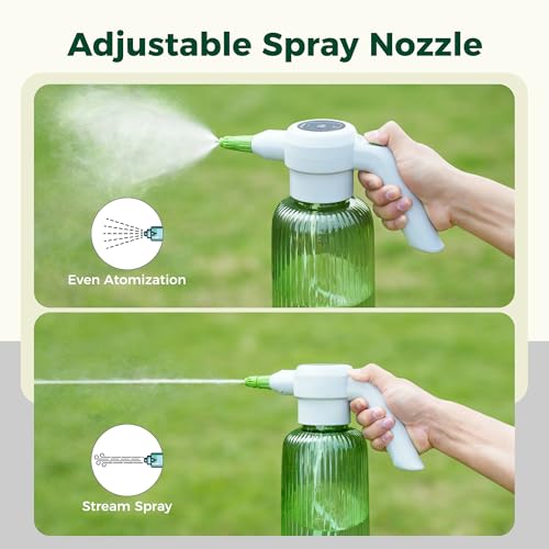 Diivoo Electric Spray Bottle 2L Rechargeable Plant Sprayer