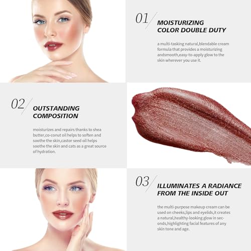 Moisturizing Miracle Balm Cream Blush – Hydrating Multi-Glow Stick