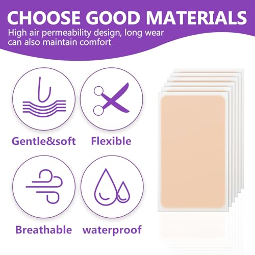 Tattoo Cover Up Patches - 6 PCS Ultra-Thin Waterproof Tape