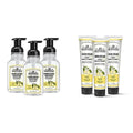 J.R. Watkins Bundle: Foaming Lemon Hand Soap 9 fl oz (3 Pack) + Lemon Hand Cream (3 Pack)
