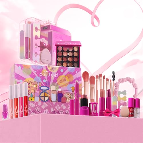 Hot Pink All-in-One Makeup Kit for Women – Complete Starter Set