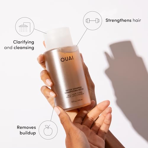 OUAI Travel Kit - Leave In Conditioner, Detox Shampoo & Hair Mask
