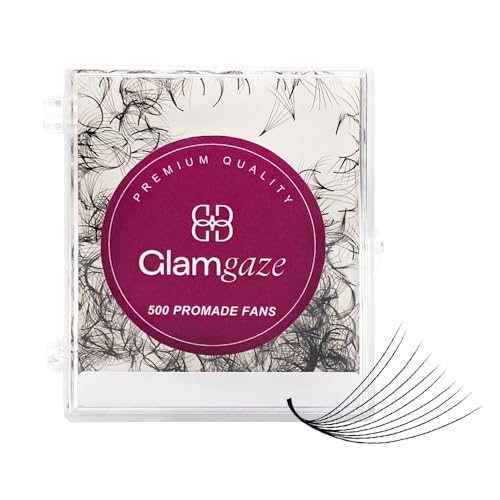 500 Premade Lash Fans | 3D-16D Volume Extensions | Glamgaze