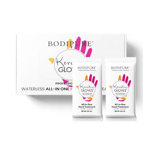 Bodipure Keratin Hand Mask - Deep Moisturizing Gloves for Dry Hands