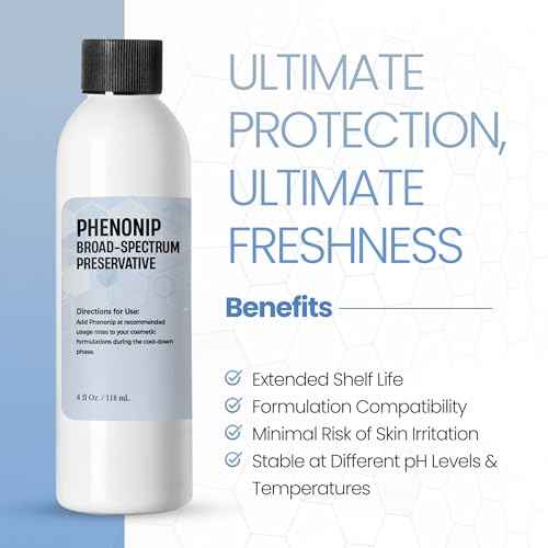 Phenonip (4 Ounce / 118 mL), Phenonip Natural Preservative for Lotion, Cream, Phenonip Organic Preservative DIY Lotion and Scrub by Talsen Chemicals