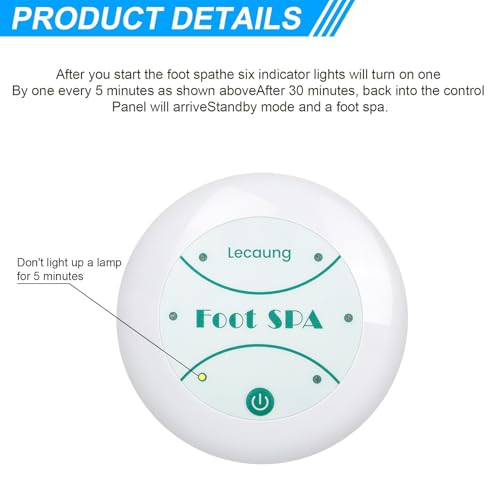Ionic Foot Bath Detox Machine, Portable Foot Spa Bath, Ion Cleanse Spa Detox Machine for Home Beauty Use