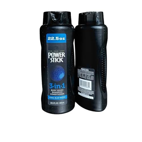 White Rain for Men 3 in 1 Shampoo/Conditioner/Body Wash Cool Ocean Wave - 15 oz, Pack of 2