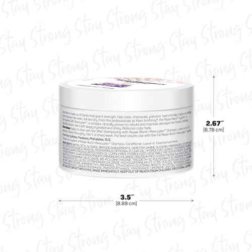 Marc Anthony Hair Mask - Repairs, Strengthens & Maintains Bonds within Hair - Eliminates Frizz, Flyaways & Reduce Breakage - Dry & Damaged Hair Professional Treatment