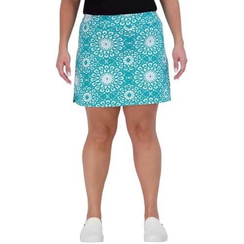 Colorado Tranquility Clothing Women Skort (Medium, Kaleidoscope Teal)