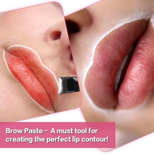 White Brow Mapping Paste with 2 Angled Brushes