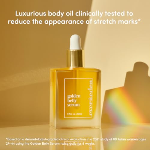 Evereden Golden Belly Serum for Pregnancy Stretch Marks, 1.7 fl oz