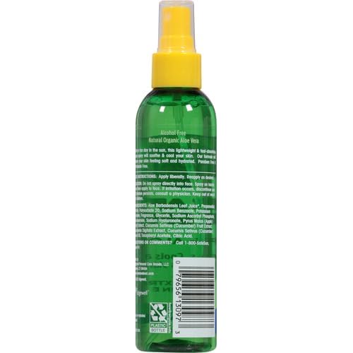 Banana Boat Aloe After Sun Spray, 6Fl Oz | Aloe Vera Spray with Cucumber Extract and Vitamin E, After Sun Care for Sunburn Relief, 6Fl Oz