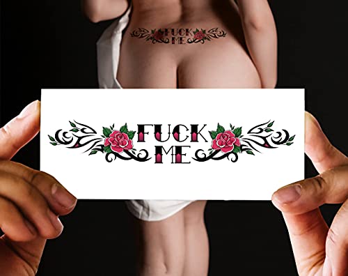 Sexy Temporary Tattoo Stickers for Women - 5 Large Designs