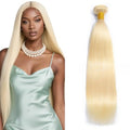 613 Straight Blonde Human Hair Bundle - 28 Inch Unprocessed Virgin Hair