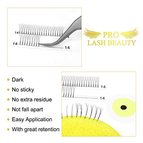 7D Premade Volume Lash Extensions 14mm D Curl 0.07