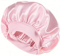Satin Bonnet for Women - Sleep Cap & Hair Protection, Wide-Brimmed Silk