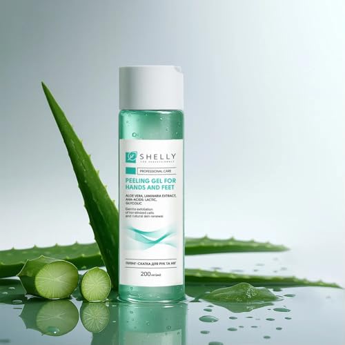 Shelly Gentle AHA Peeling Gel for Hands and Feet - Soft Exfoliant, 200ml