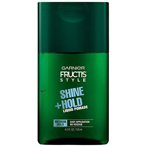 Garnier Hair Care Fructis Style Shine and Hold Liquid Hair Pomade for Men No Drying Alcohol, 4.2 Fluid Ounce