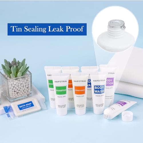 100-Piece Travel Size Toiletries Set - 5-in-1 Hotel Soaps & Essentials