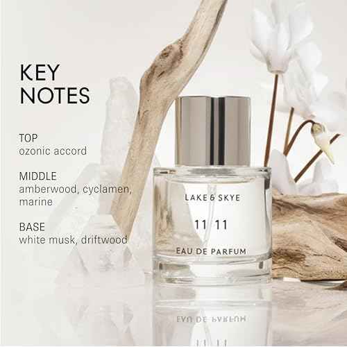 Lake & Skye, 11 11 Eau de Parfum - 100ml/ 3.4oz - Skin Musk, Clean, Vegan, Paraben-Free, Cruelty-Free
