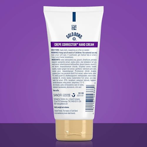 Gold Bond Age Renew Crepe Corrector Hand Cream, 3 oz