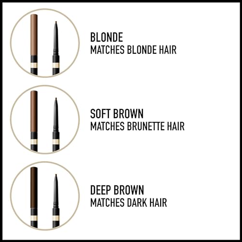 Max Factor Brow Shaper Pencil - Deep Brown, 0.1oz