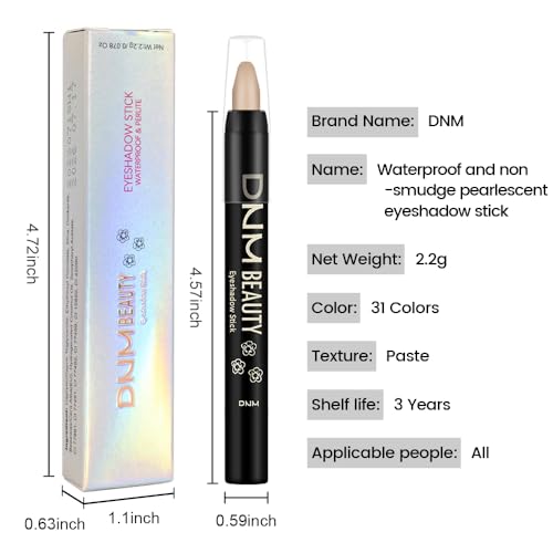 evpct Nude Matte Cream Eye Shadow Sticks - Waterproof & Long-Lasting