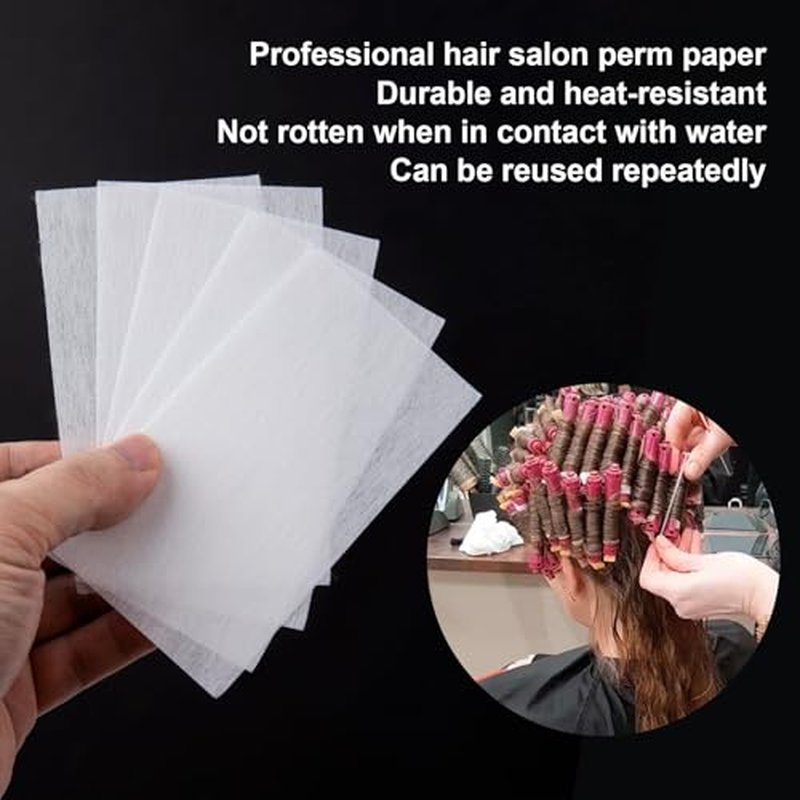 100pcs Hair Perm Papers - Heat-Resistant Disposable Curling Papers