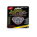 Vollco Replacement Shaver Heads VSH-2 Black - Compatible with HQ167, HQ177, HQ5, HQ55 & More Philips Norelco Razors