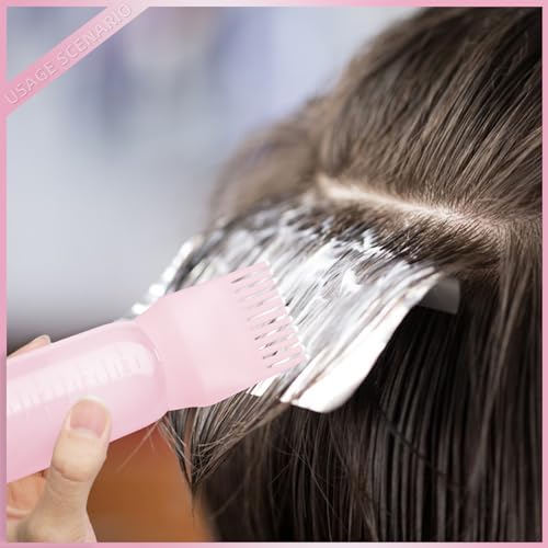 2-Pack Root Comb Applicator Bottle - 6 Oz Hair Oil Dispenser