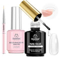 Beetles HEMA-Free Nail Builder Gel Set - 2x15ml, 21+ Day Hold
