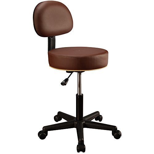 Master Massage Pneumatic Hydrolic Rolling Massage Clinical Spa Tattoo Office Swivel Stool with Backrest