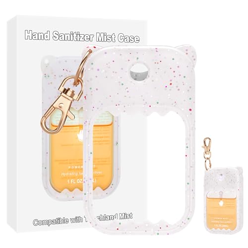 Touchland Hand Sanitizer Spray Case Keychain Holder