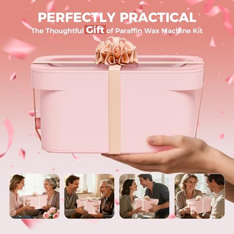 Paraffin Wax Machine 7000ml with Rose Wax Refills for Hands & Feet