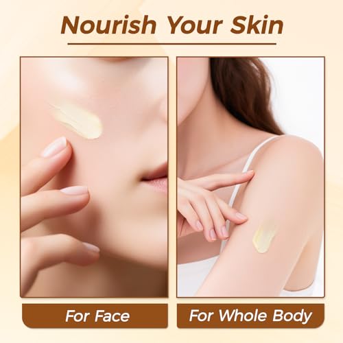Beef Tallow for Skin with Honey, Unscented Moisturizing Tallow Balm for Face & Body,Grass-Fed£¬Deeply Nourishing for Dry Skin60g (2.1 oz)