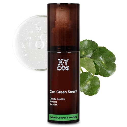 Cica Green Serum 1.7oz l Vegan, Cruelty Free l Facial Serum, Balanced Skin, Soothing, Oil Control l Korean Skin Care, 50ml