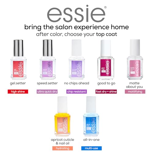 essie All-In-One Base & Top Coat Nail Polish with Strengthener